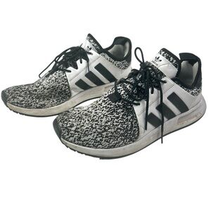 Adidas Ultra Boost Black White Speckle Running Shoes Men’s Size 10